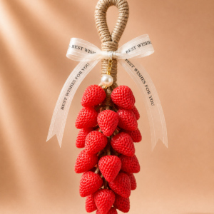 Luxury Deep Red Strawberry Decorative Soap